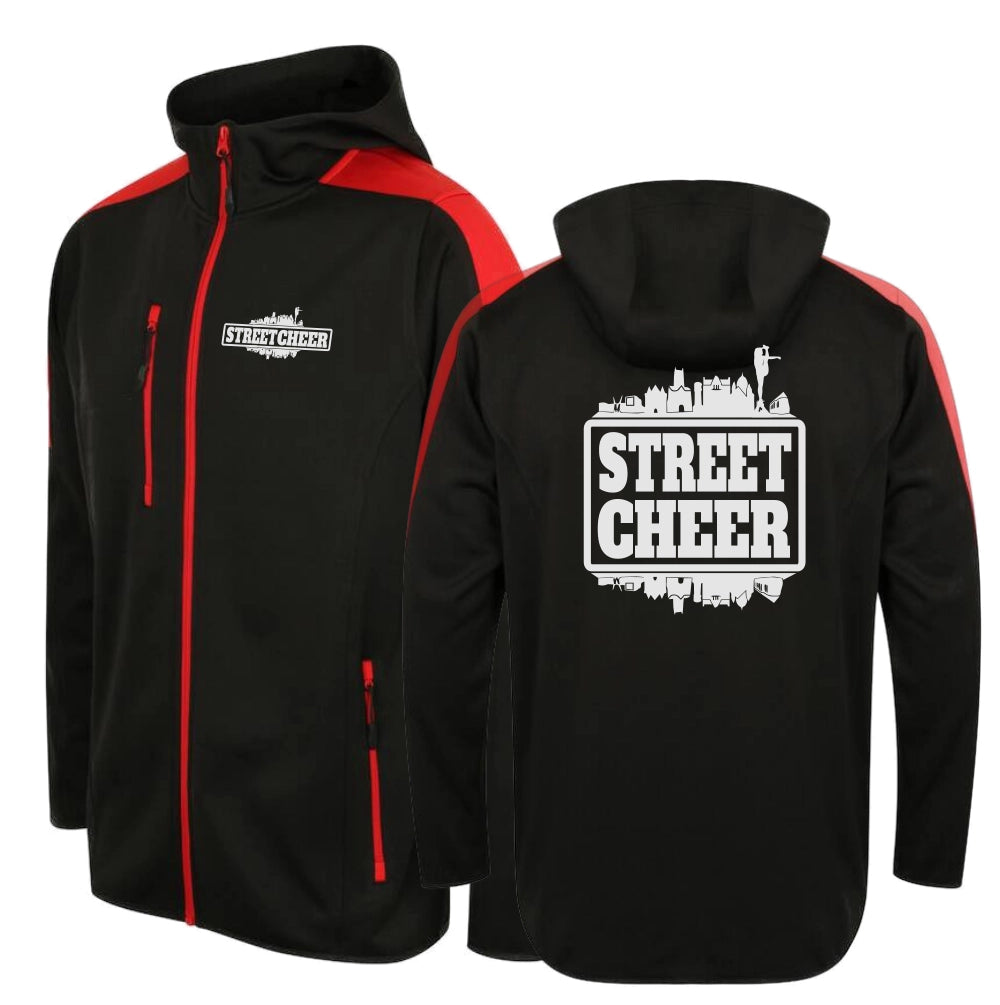 Street Cheer Softshelljacke (Black/Red)