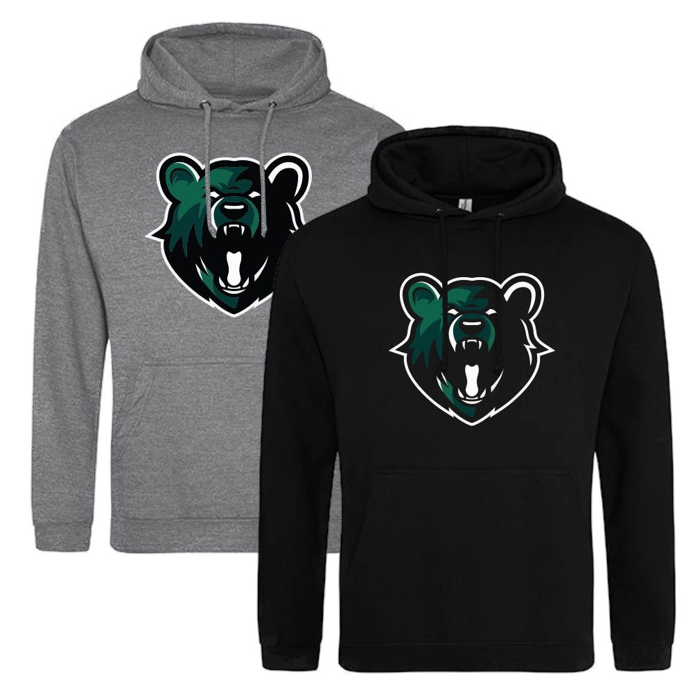Hamburg Bears Hoodie (Deep Black/Heather Grey)