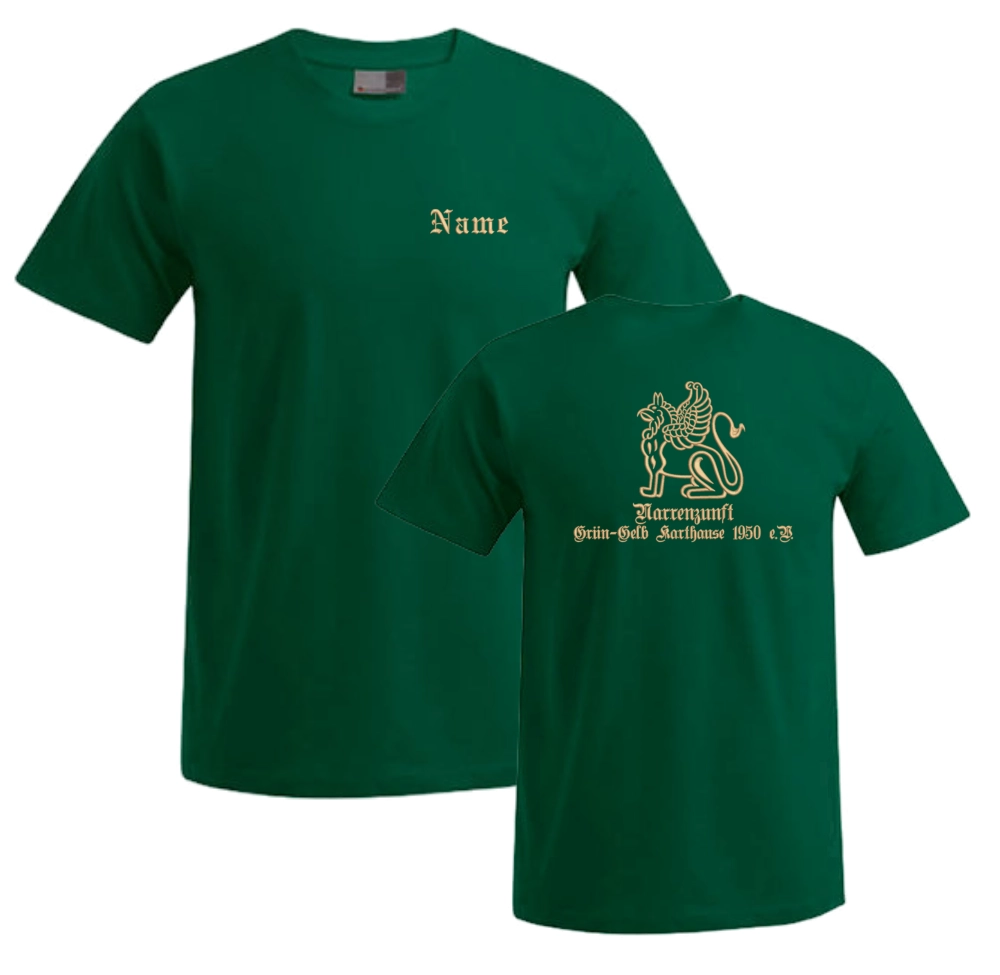NZGG Narenzunft Grün-Gelb Karthause e.V. - Shirt mit Stick (Forest)