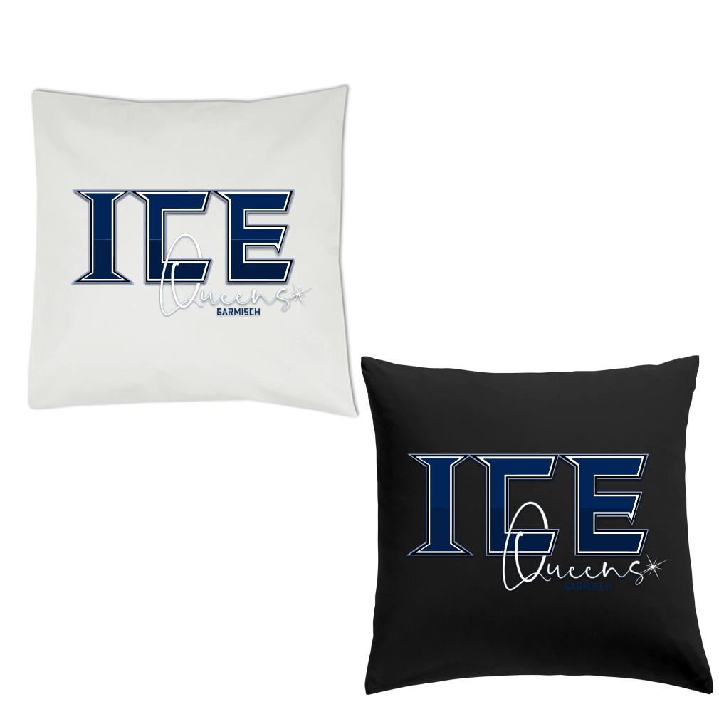 Icequeens Kissen (Black/White)