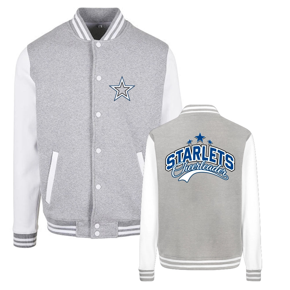 Starlets Collegejacke (Heather Grey/White)