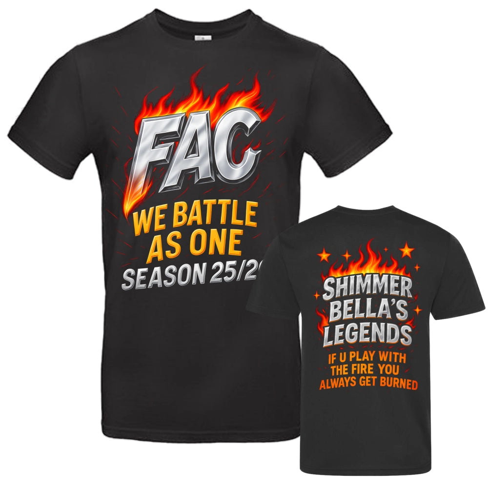 Fire Allstar Cheer Seasonshirt 2025/2026 (Black)