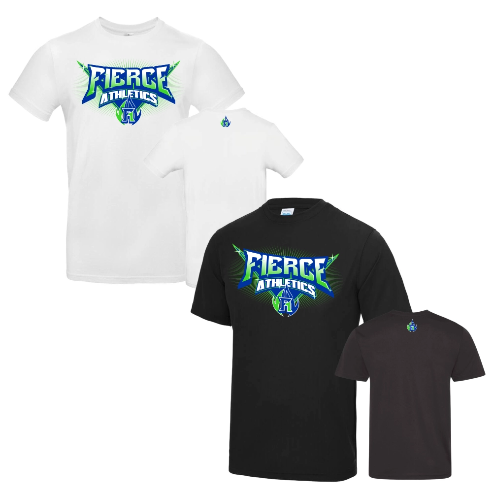 Fierce Athletics Shirt V2 (White/Black)