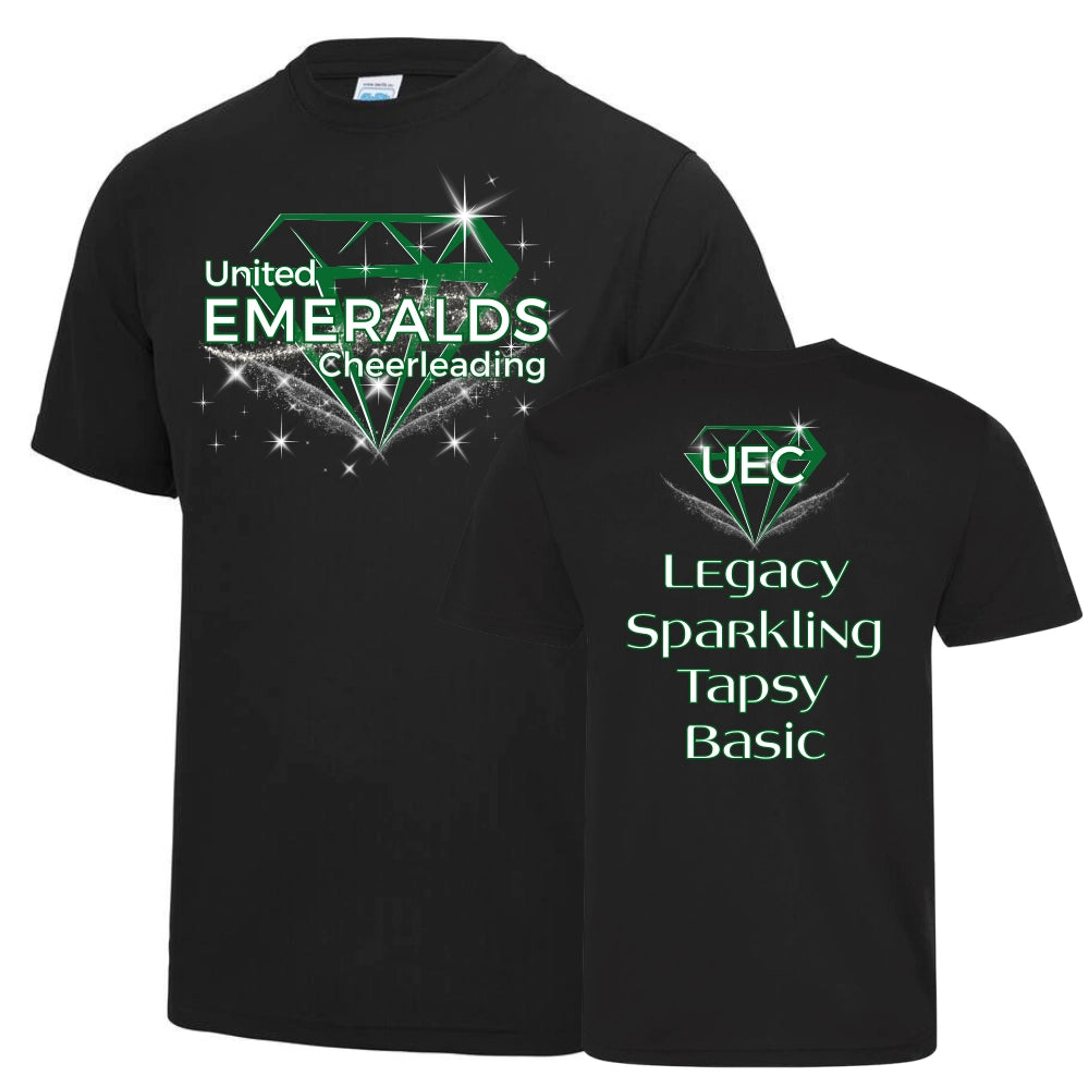 United Emeralds Seasonshirt 25/26 (Black)