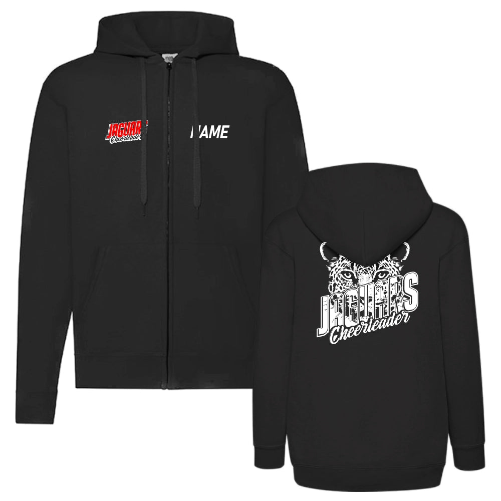 Jaguars Cheerleader Hooded Sweat Jacke (Black)