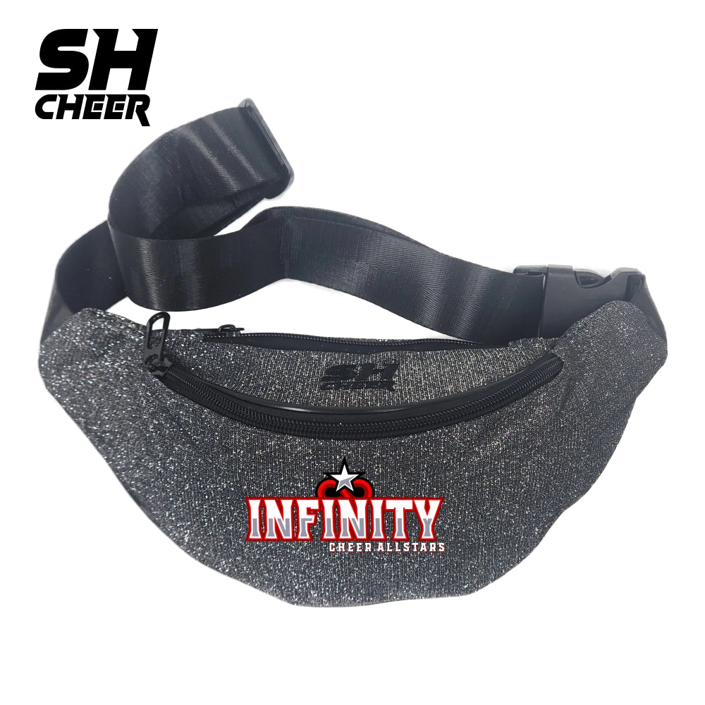 Infinity Cheer Allstars SHCheer Glitzer Belt Bag V2 (Black)