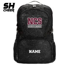 NCS SHCheer Glitzer Backpack (Black)