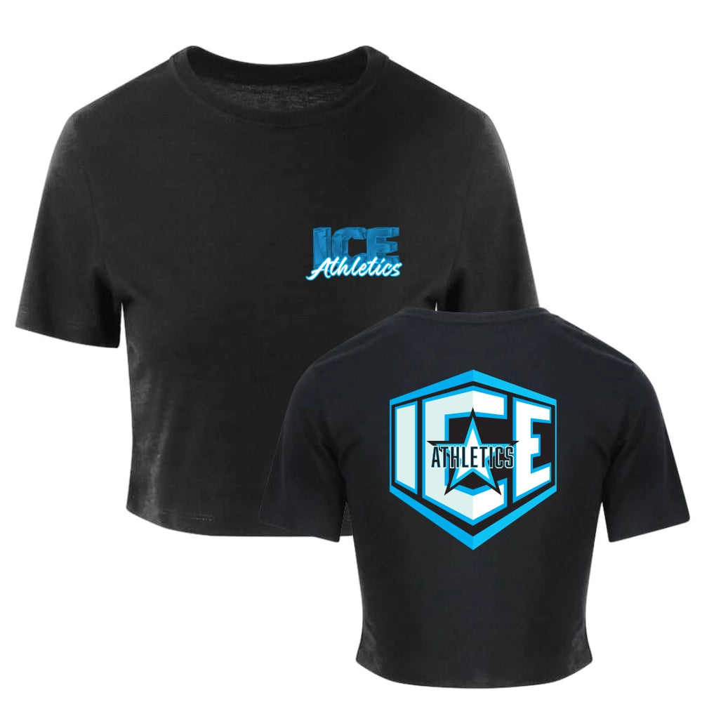 ICE Athletics Cropped Shirt (Black)