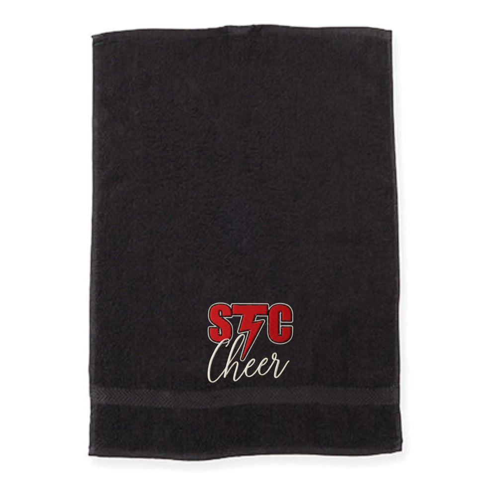 Thunderbolt Cheerleader Handtuch Gym mit Stick (Black)