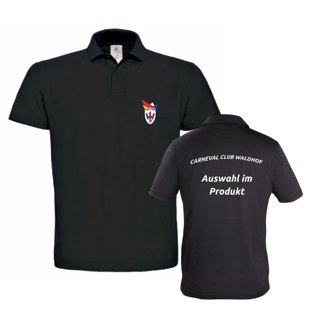 Geschützt: CCW Carneval Club Waldhof Poloshirt (Black)