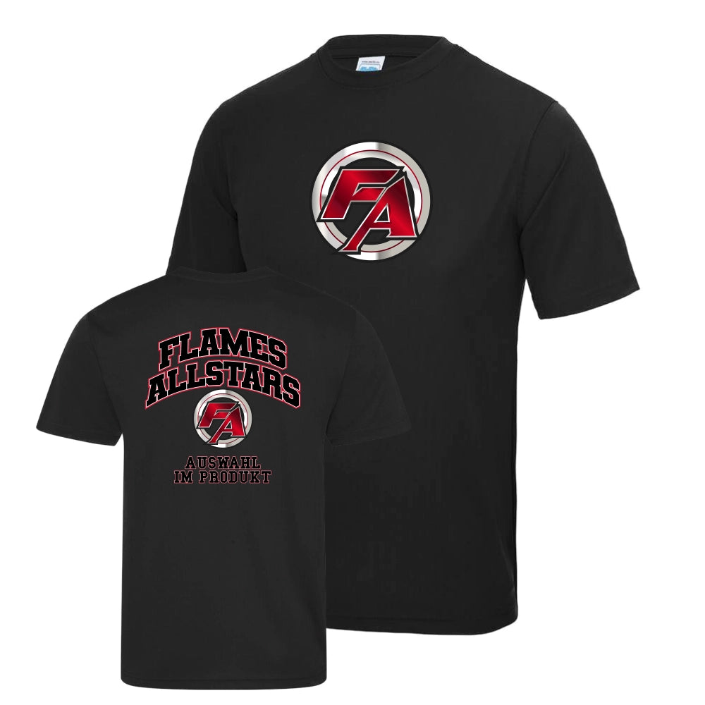 Flames Allstars Fan Shirt (Black)