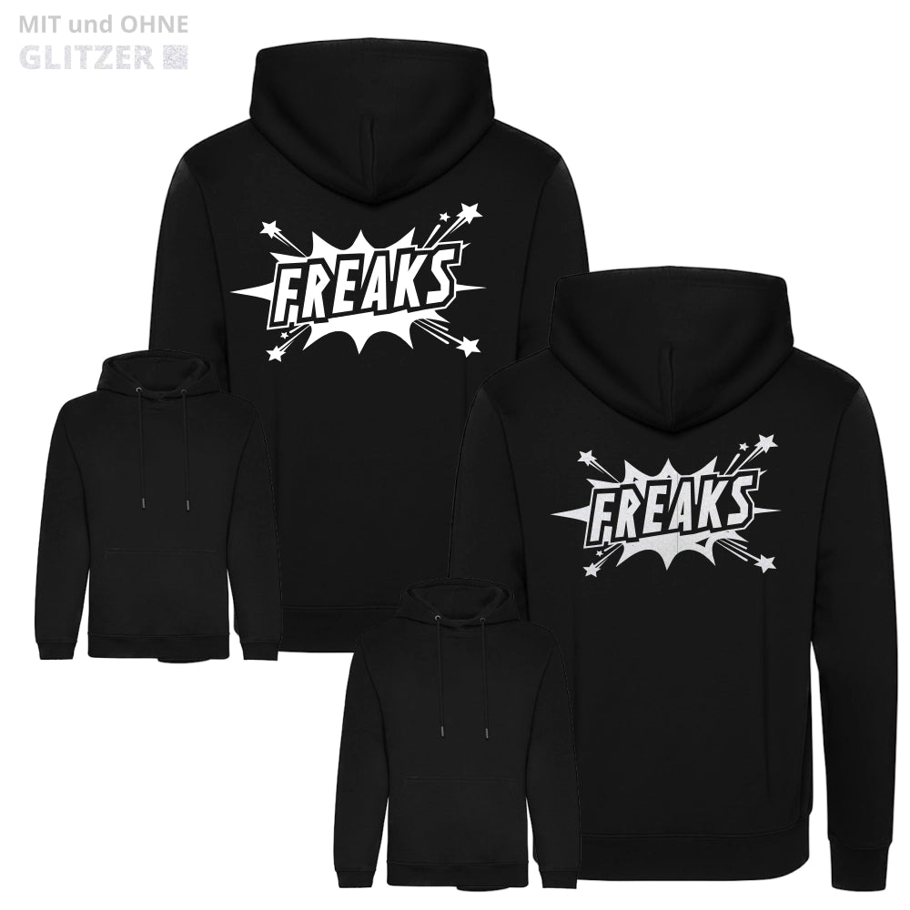 Freaks Cheerleader Hoodie (Deep Black)