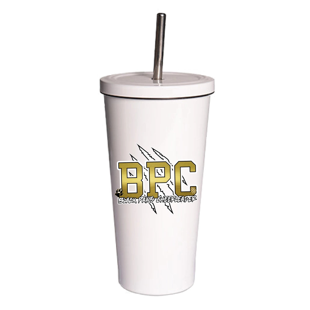 Black Paws Cheerleader Trinkbecher (White)