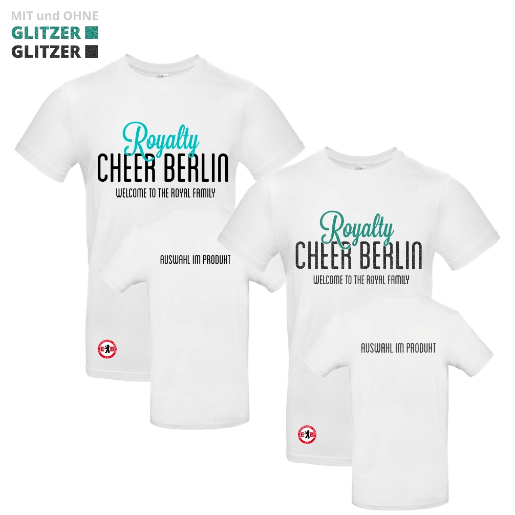 Royalty Cheer Berlin Glitzer Shirt (White)