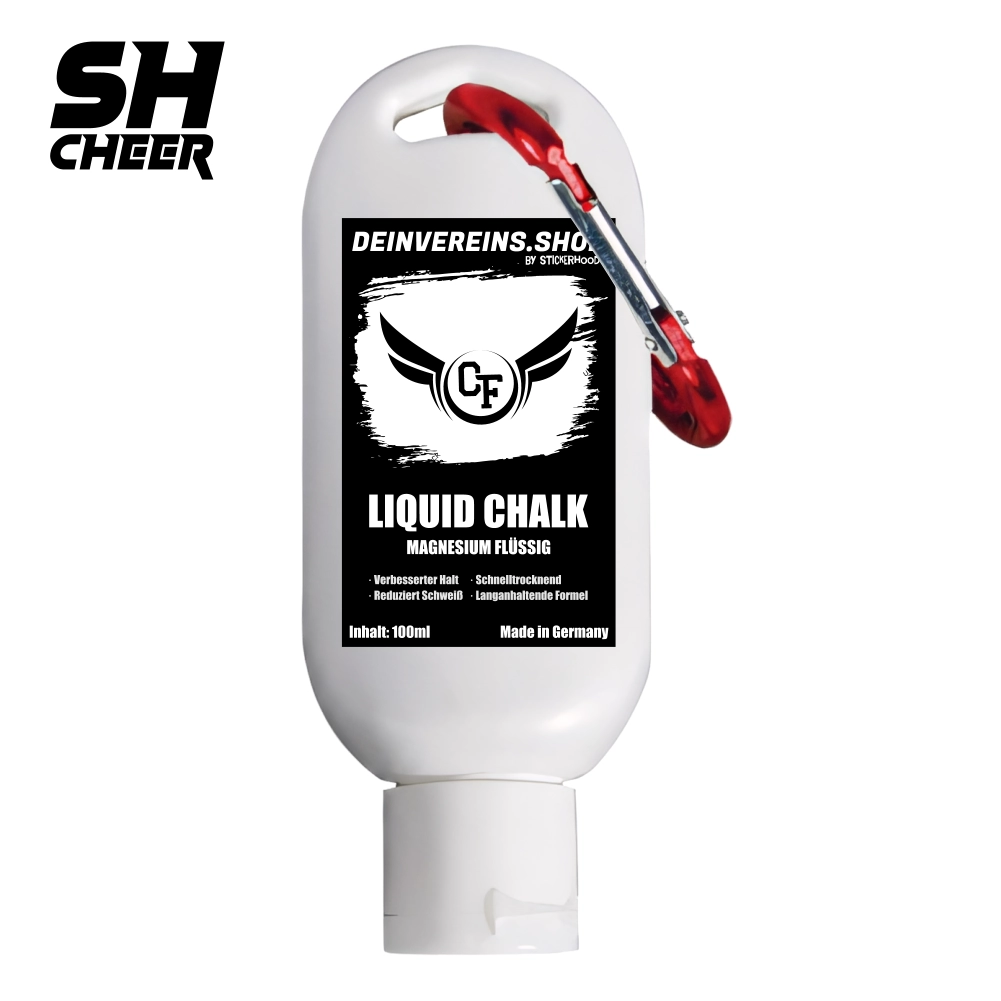 Cheerforce Koblenz SHCheer Liquid Chalk Flüssigkreide 100ml mit Karabiner