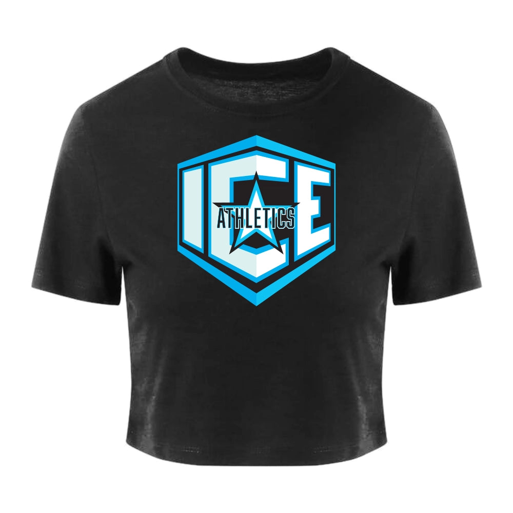 ICE Athletics Cropped Shirt V2 (Black)