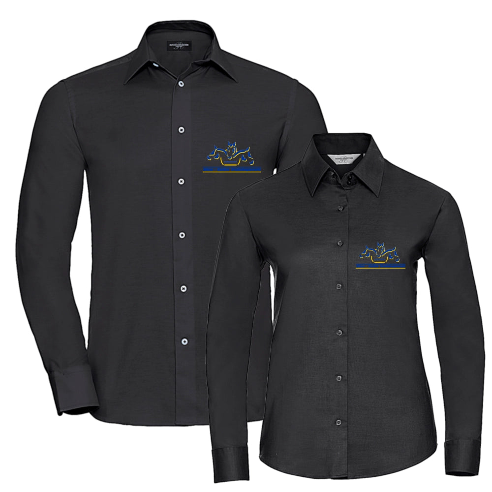 Dual-Aktivierung Trainer Oxford Londsleeve Shirt (Black)