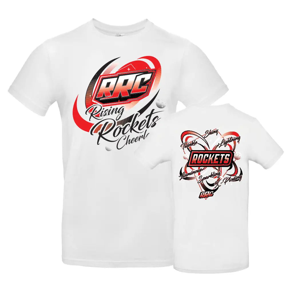 Rising Rockets Cheerleader Shirt (White)