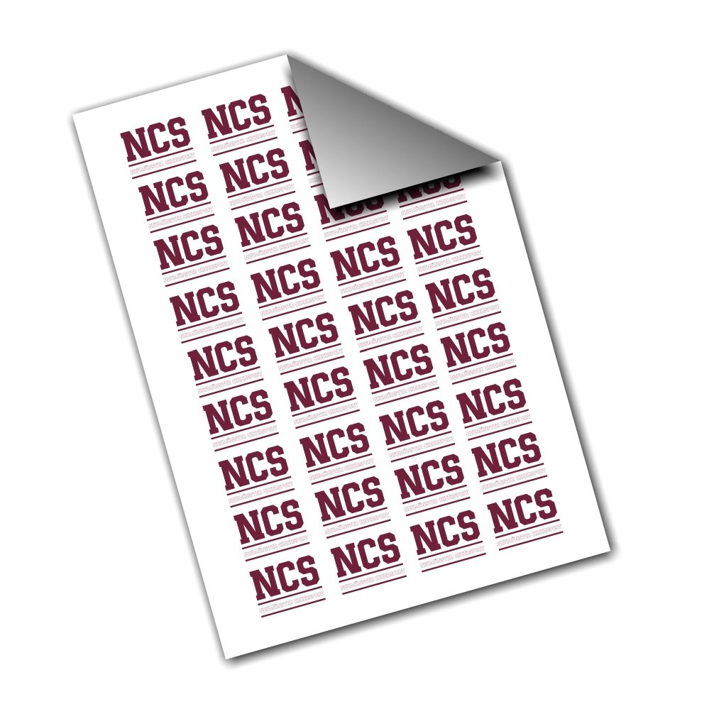 NCS Logo Tattoobogen (ca. 25 Stk.)