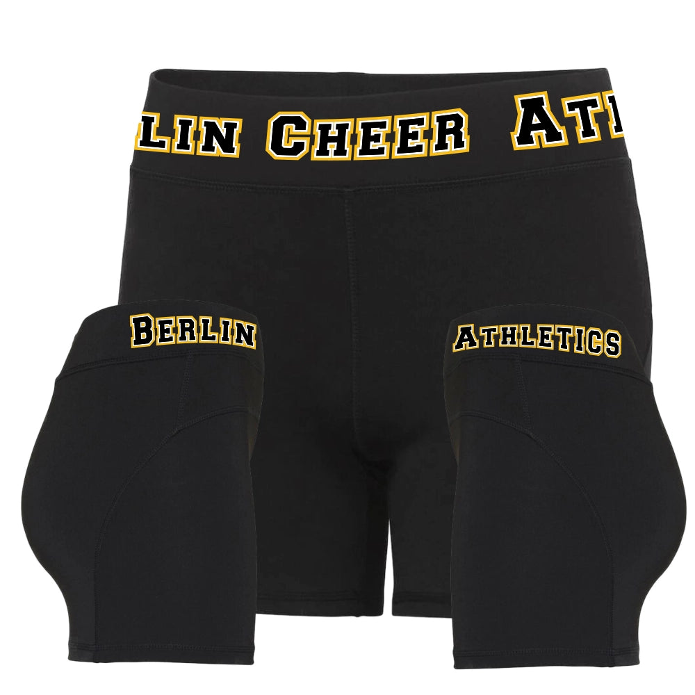 Berlin Cheer Athletics Pro Shorts (Jet Black)