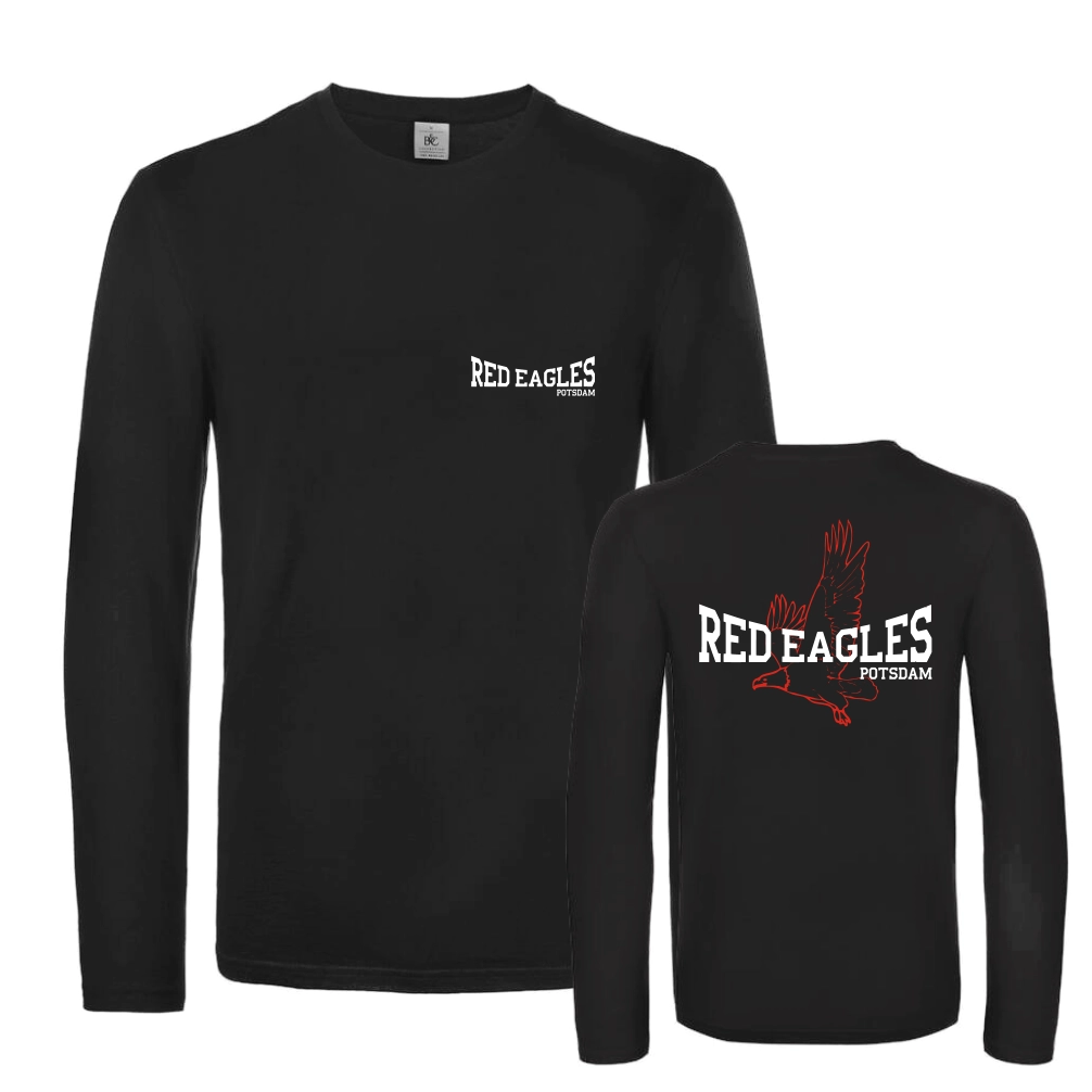 Red Eagles King Crew Neck Pullover (Black)