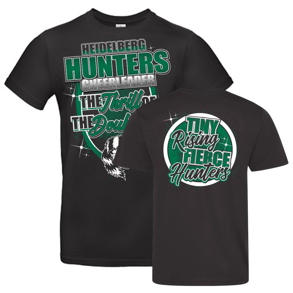 Hunters Cheerleading Seasonshirt 25/26 (Black)