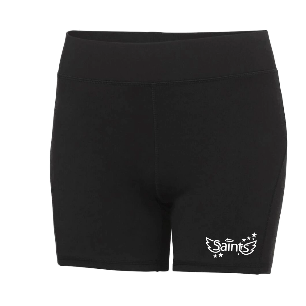 Saints Cheerleader Shorts (Jet Black)