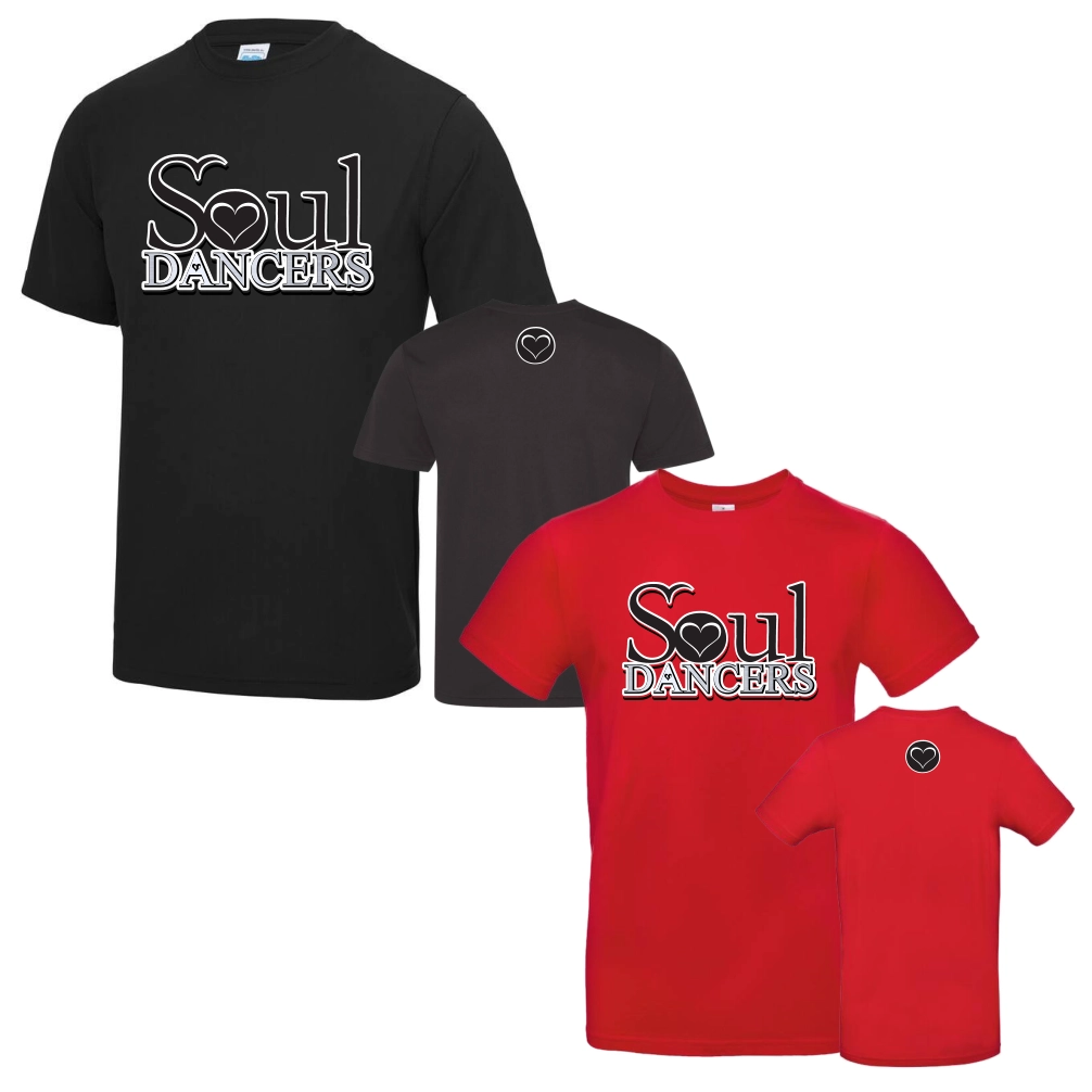 Soul Dancers T-Shirt (Black/Red)