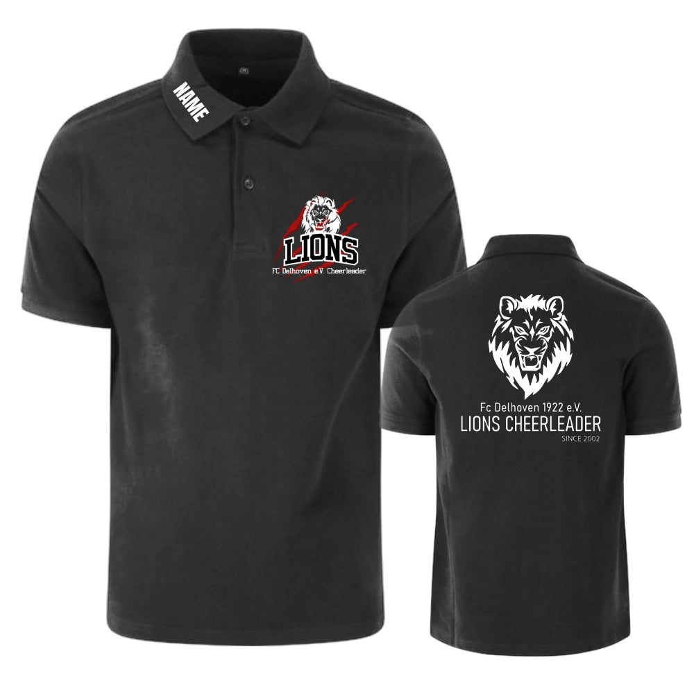 Geschützt: Lions Cheerleader Poloshirt (Black)