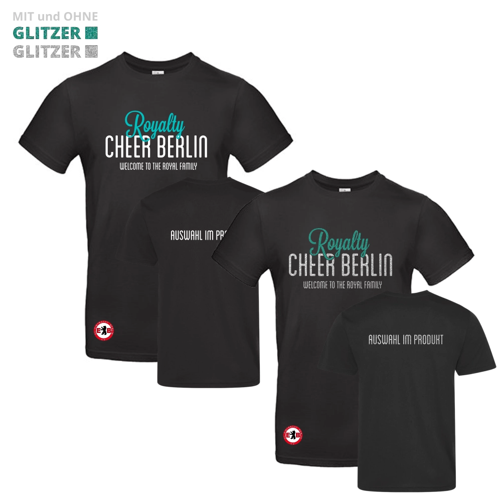 Royalty Cheer Berlin Glitzer Shirt (Black)