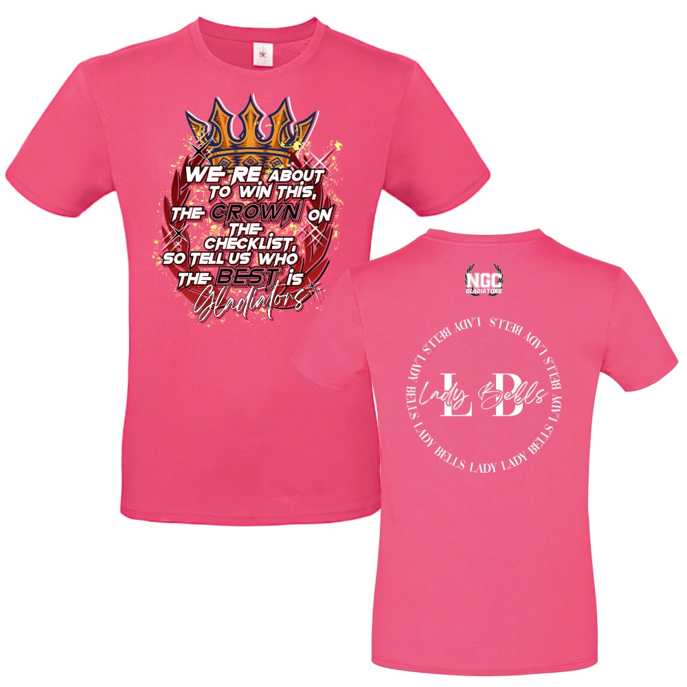 Geschützt: Neuss Gladiators “Lady Bells”-Teamshirt (Fuchsia)