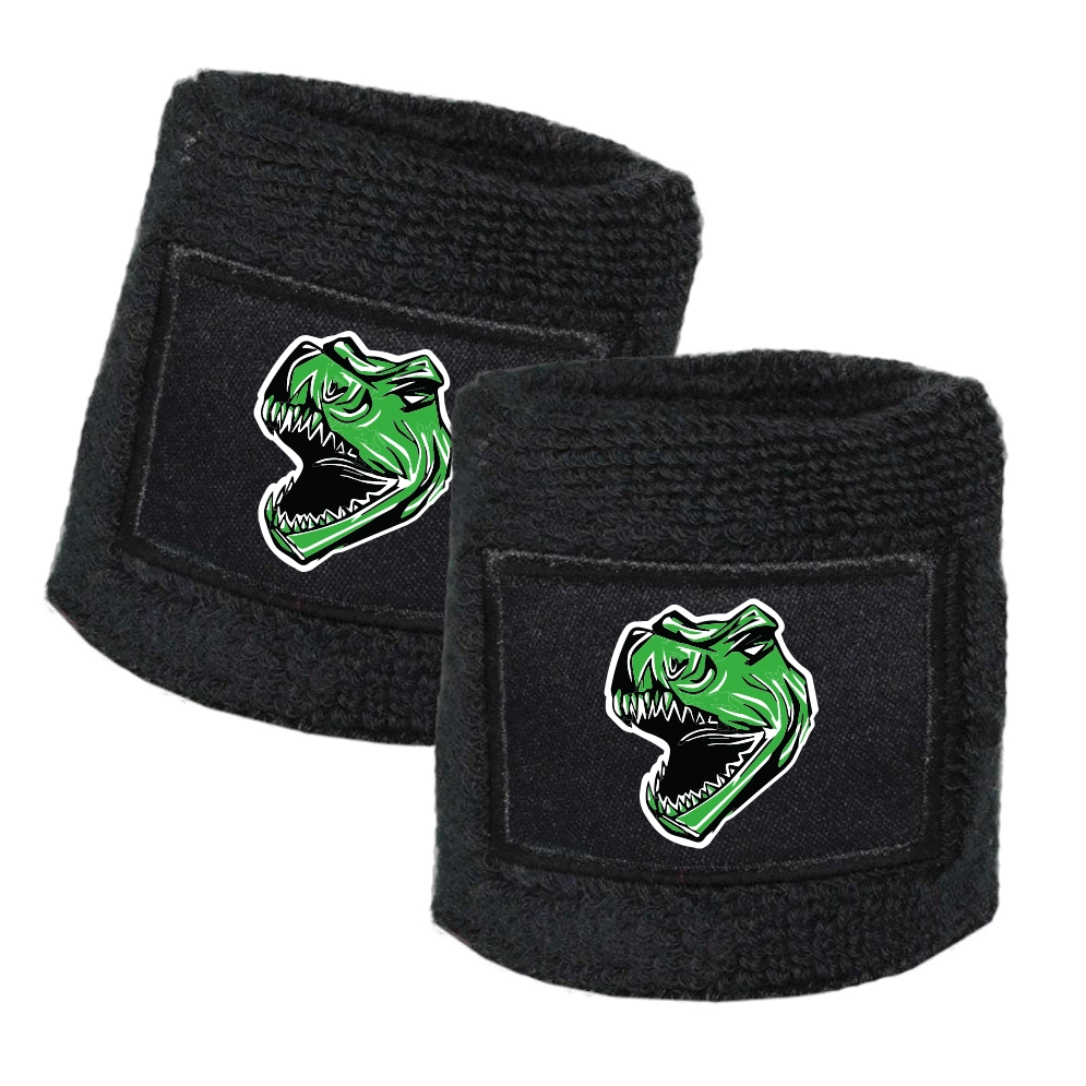 Jurassics Cheerleading Schweißarmbänder Black