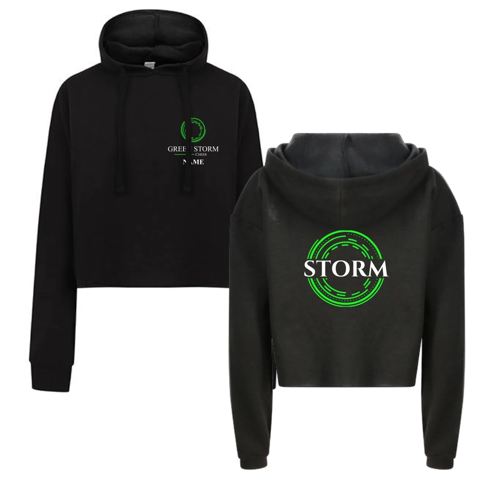 Green Storm Trainingshoodie “Flyer” (Jet Black)