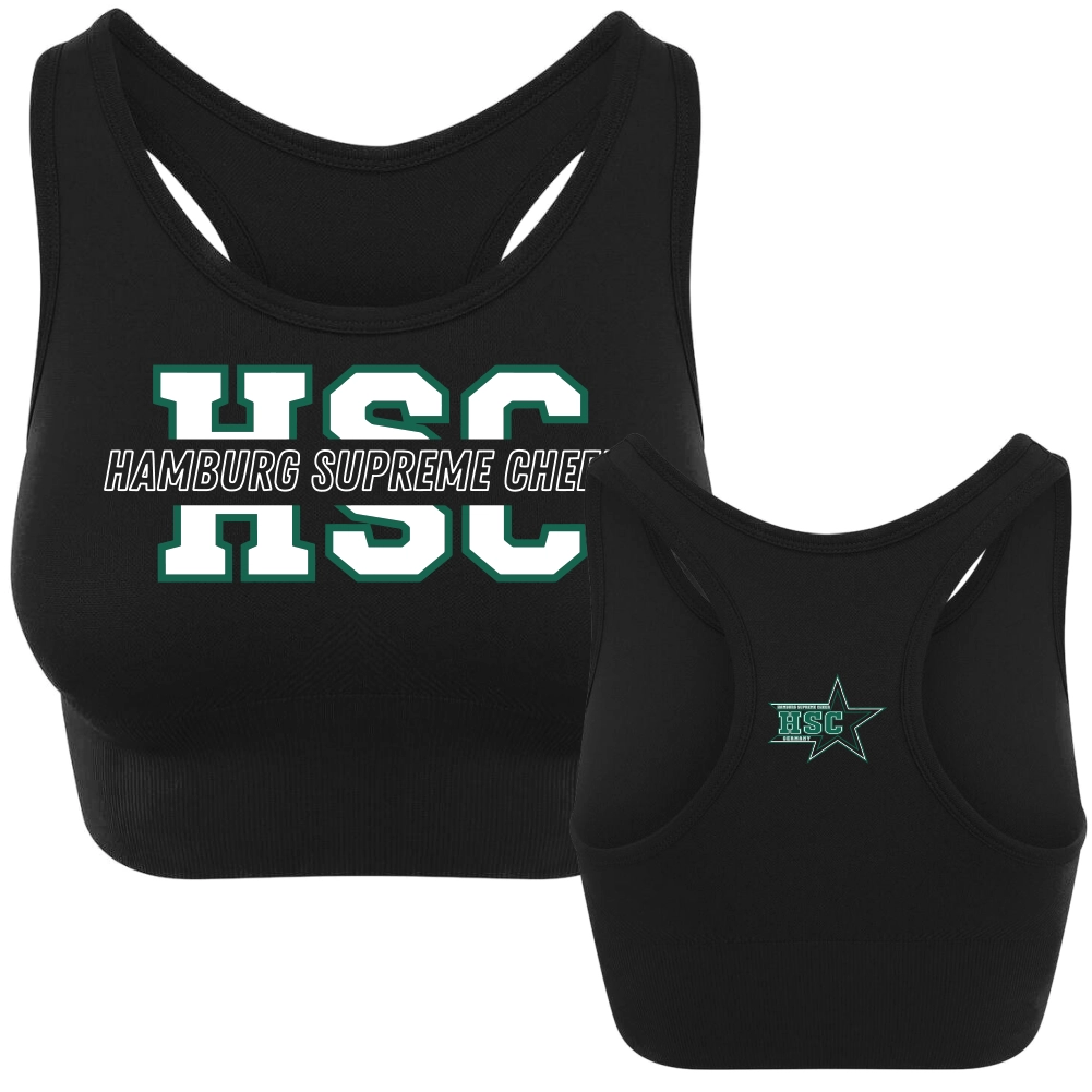 Hamburg Supreme Cheer Sporttop/Bra (Jet Black)