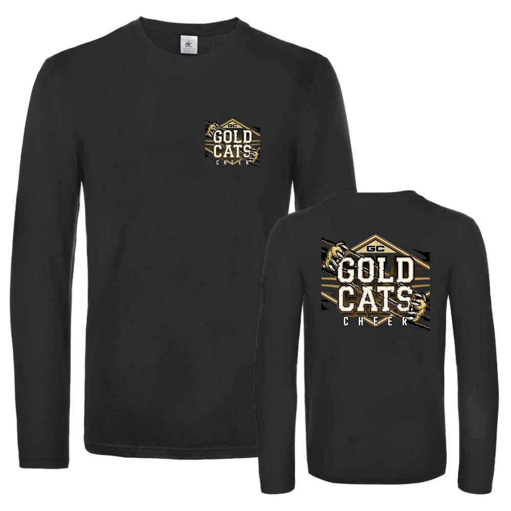 Gold Cats King Crew Neck Pullover (Black Pure)