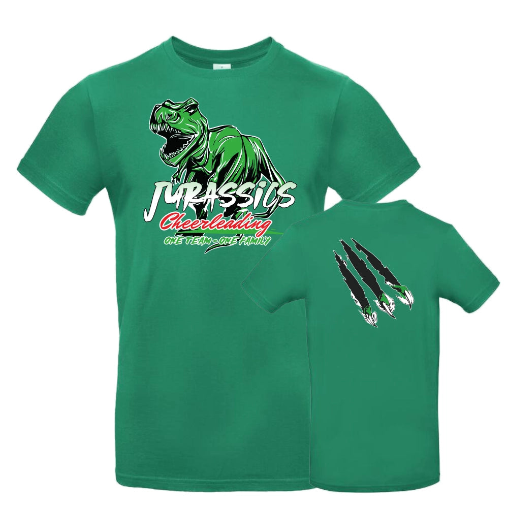 Jurassics Cheerleading Shirt (Kelly Green)