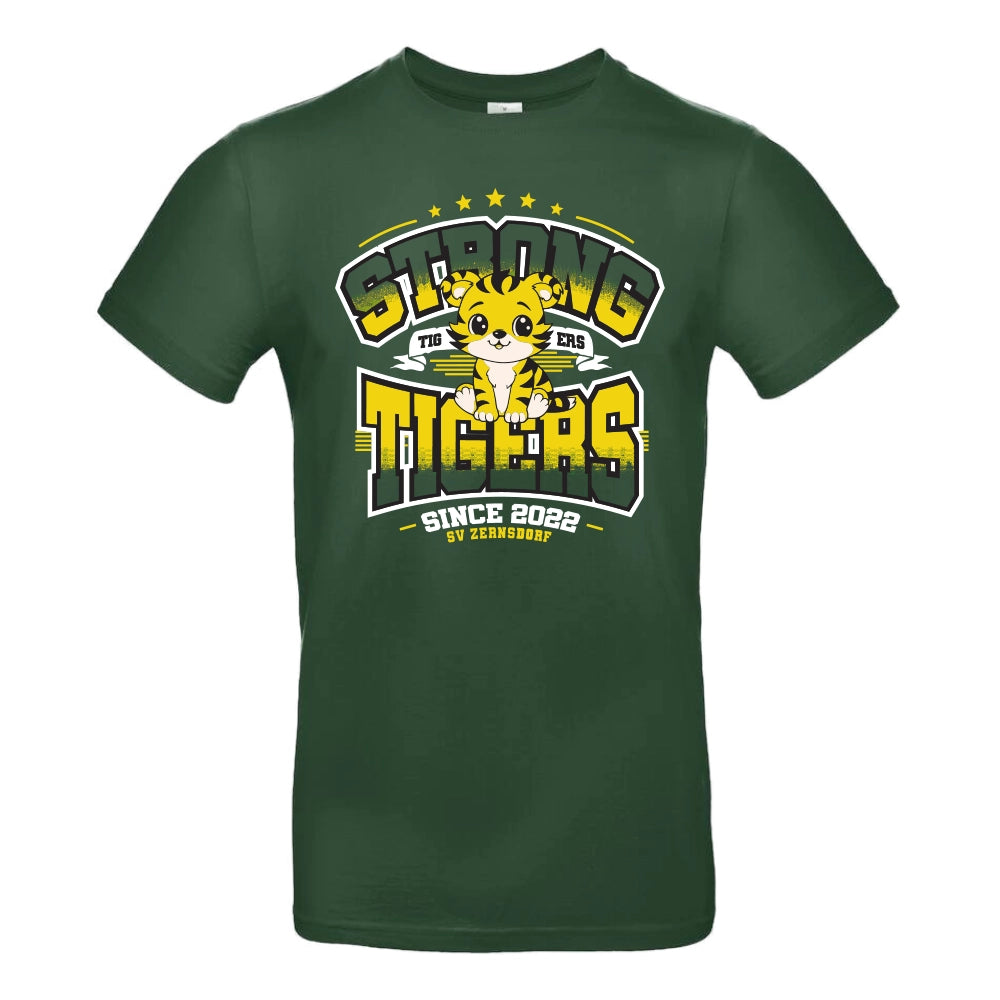 Strong “Little”-Tigers T-Shirt (Bottle Green)