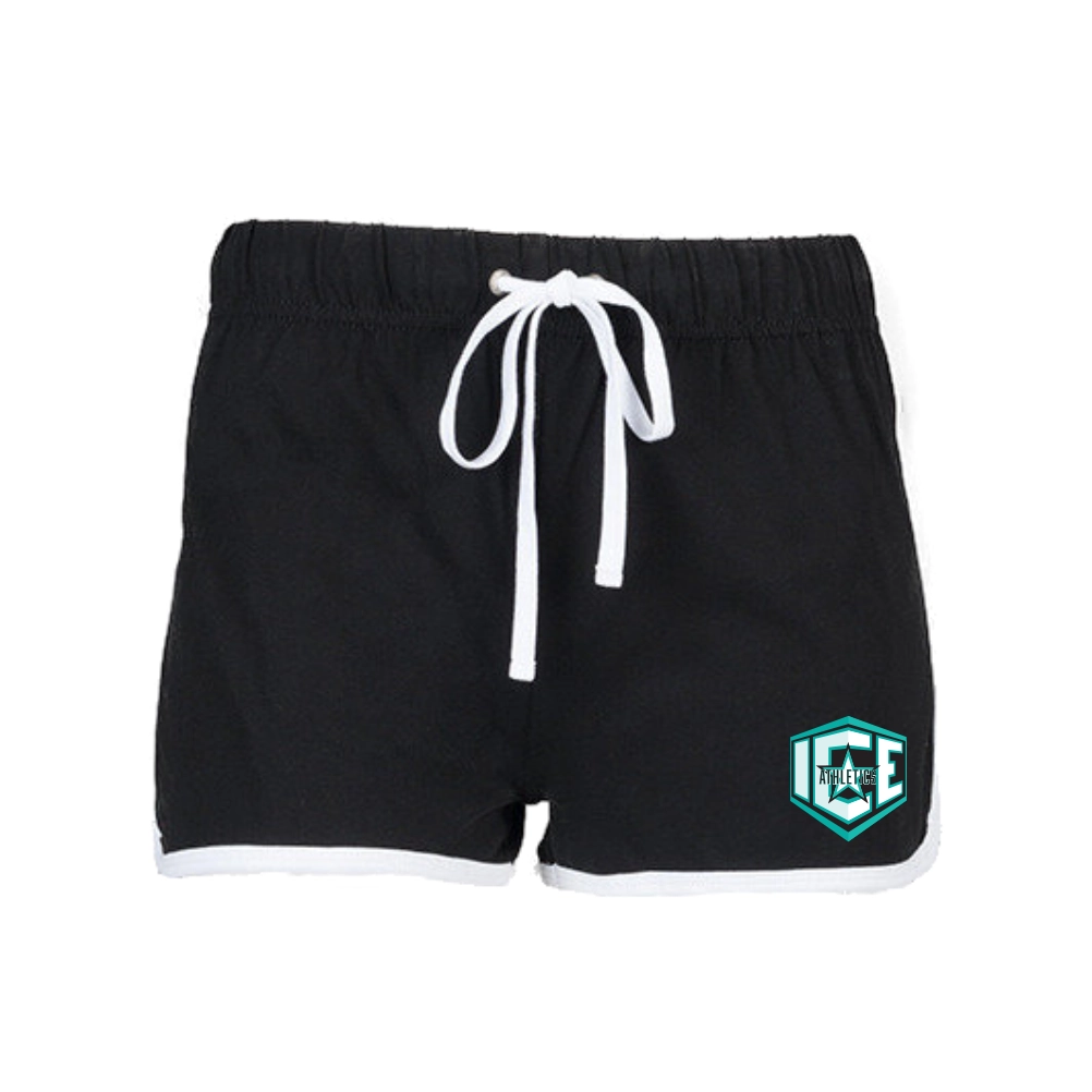 ICE Athletics Retro Shorts (Black/White)