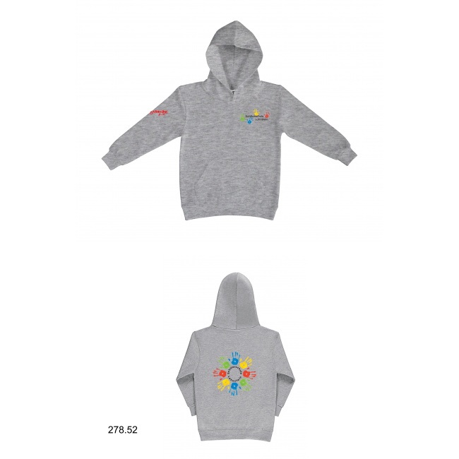 KIDS Hooded Sweatshirt Schillerschule bedruckt