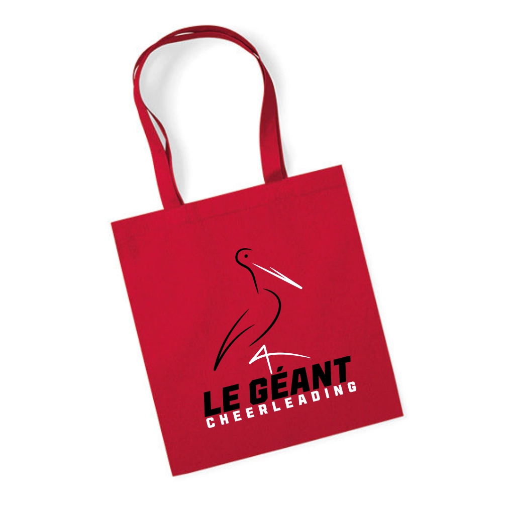 Le Geant Cotton Bag (Red)