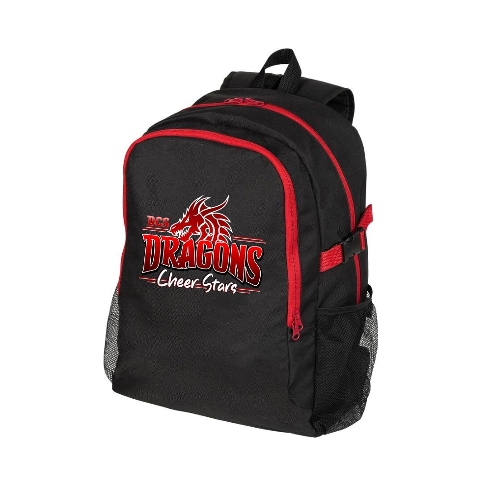 Dragons Cheer Stars Rucksack (Black/Red)