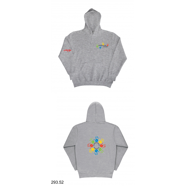 MEN Zip Hood Schillerschule bedruckt