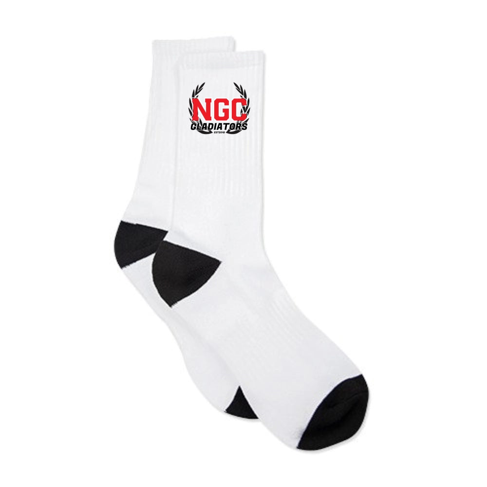 Neuss Gladiators Cheerleader Socken (Weiss/Schwarz)