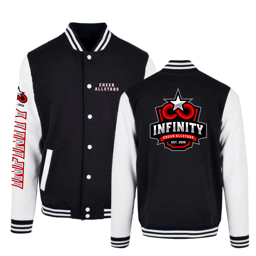 Infinity Cheer Allstars Collegejacke (Jet Black/White)