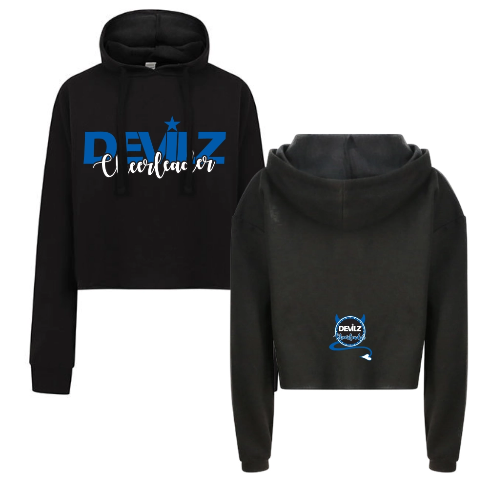 Devilz Cheerleader Trainingshoodie “Flyer” (Jet Black)