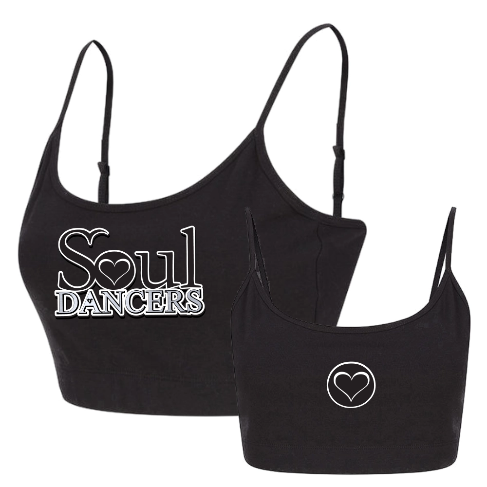Soul Dancers Cropped Top (Black)