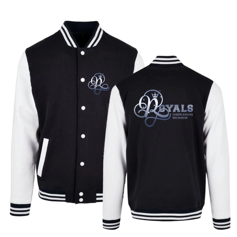 Royals Cheerleading Collegejacke (Jet Black/White)
