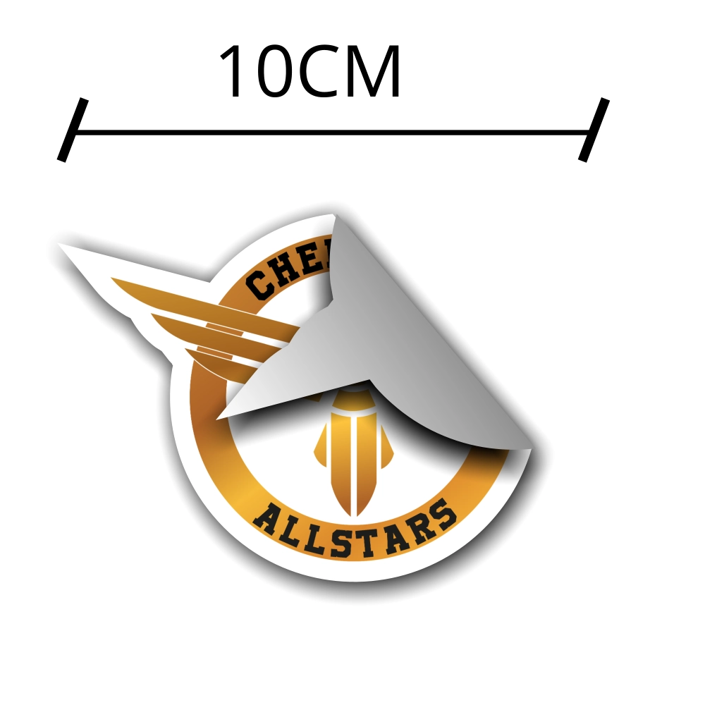 Cheer Inc Allstars Sticker 10CM (5x)