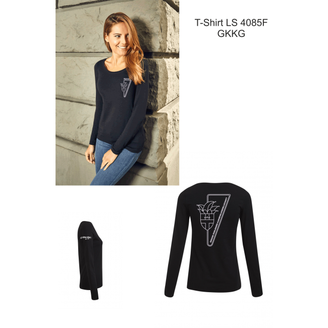 WOMAN Slim Fit-T-Shirt Longsleeve mit GKKG