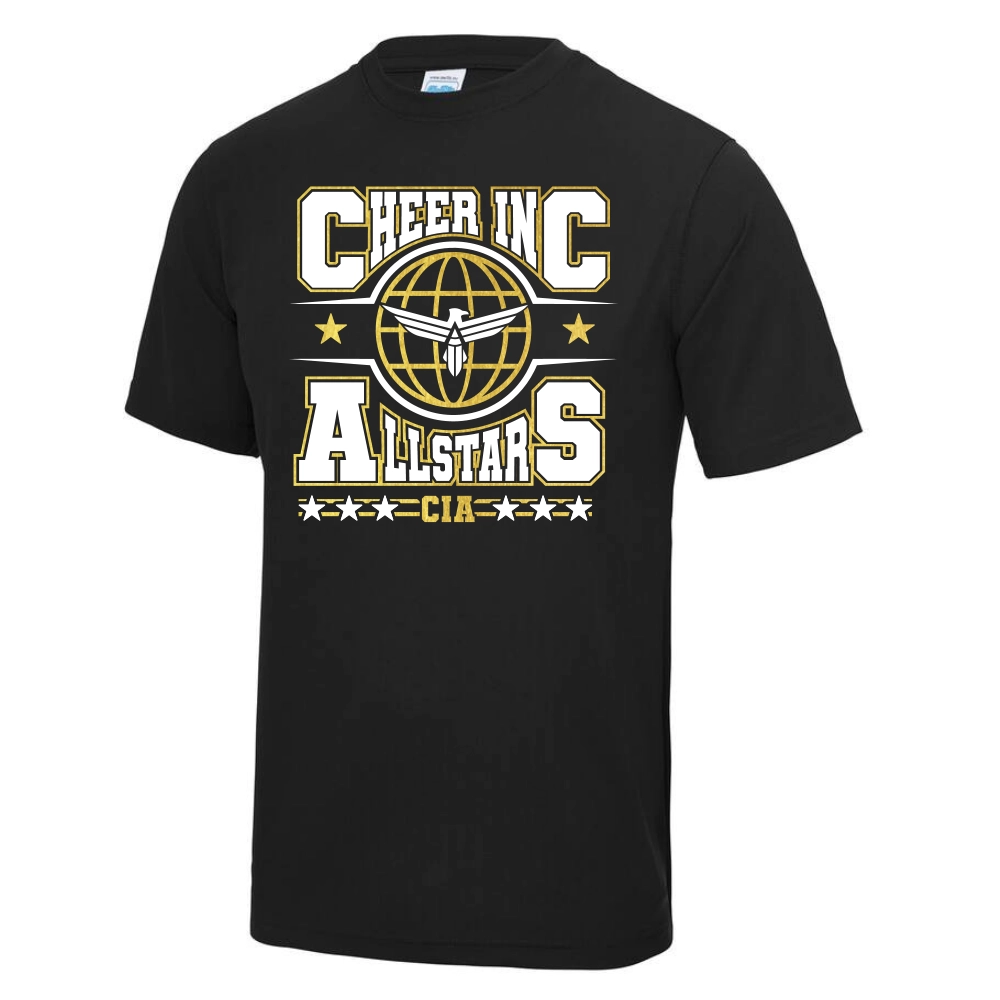 Cheer Inc Allstars Vereinsshirt (Black)